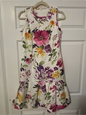 Sara Campbell Floral Sleeveless Dress - New with tags